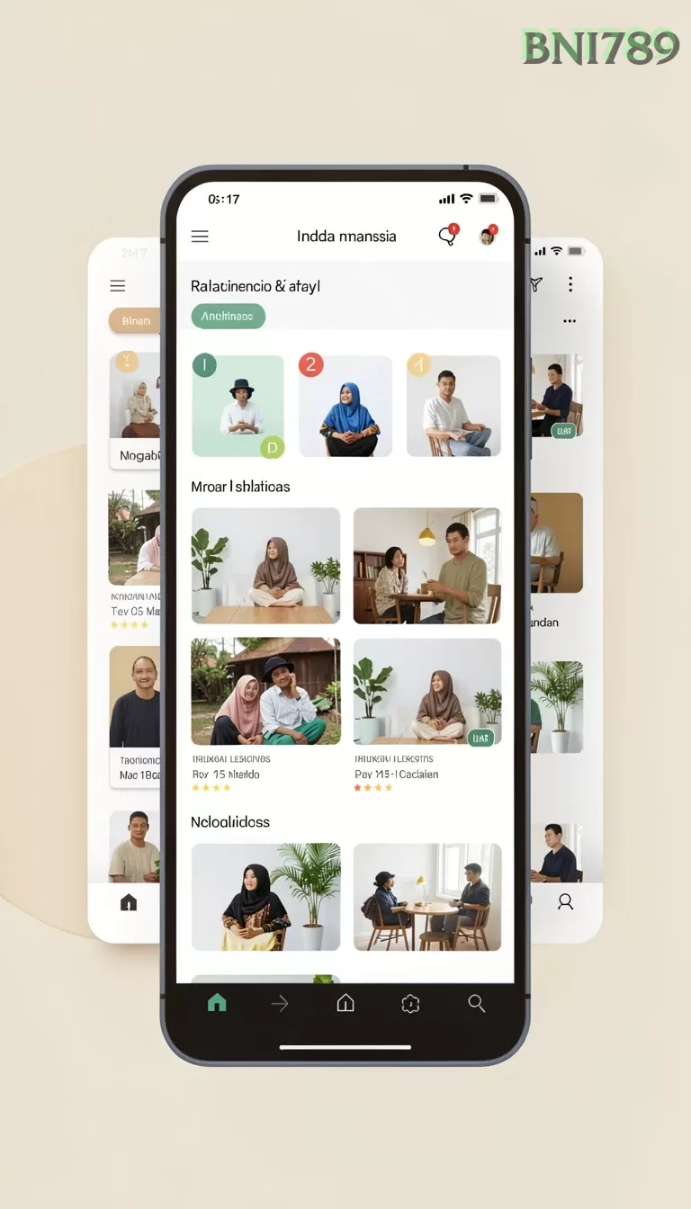 Cuplikan layar RK55 — menu navigasi
