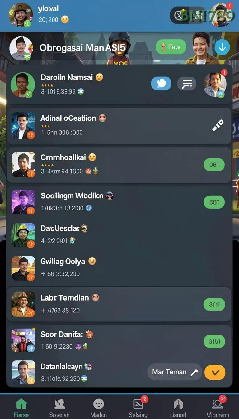 Cuplikan layar KAYA33 — menu navigasi